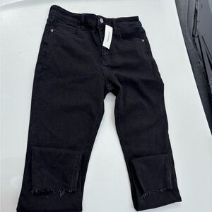 NWT Francesca’s Harper Black Jeans. 26